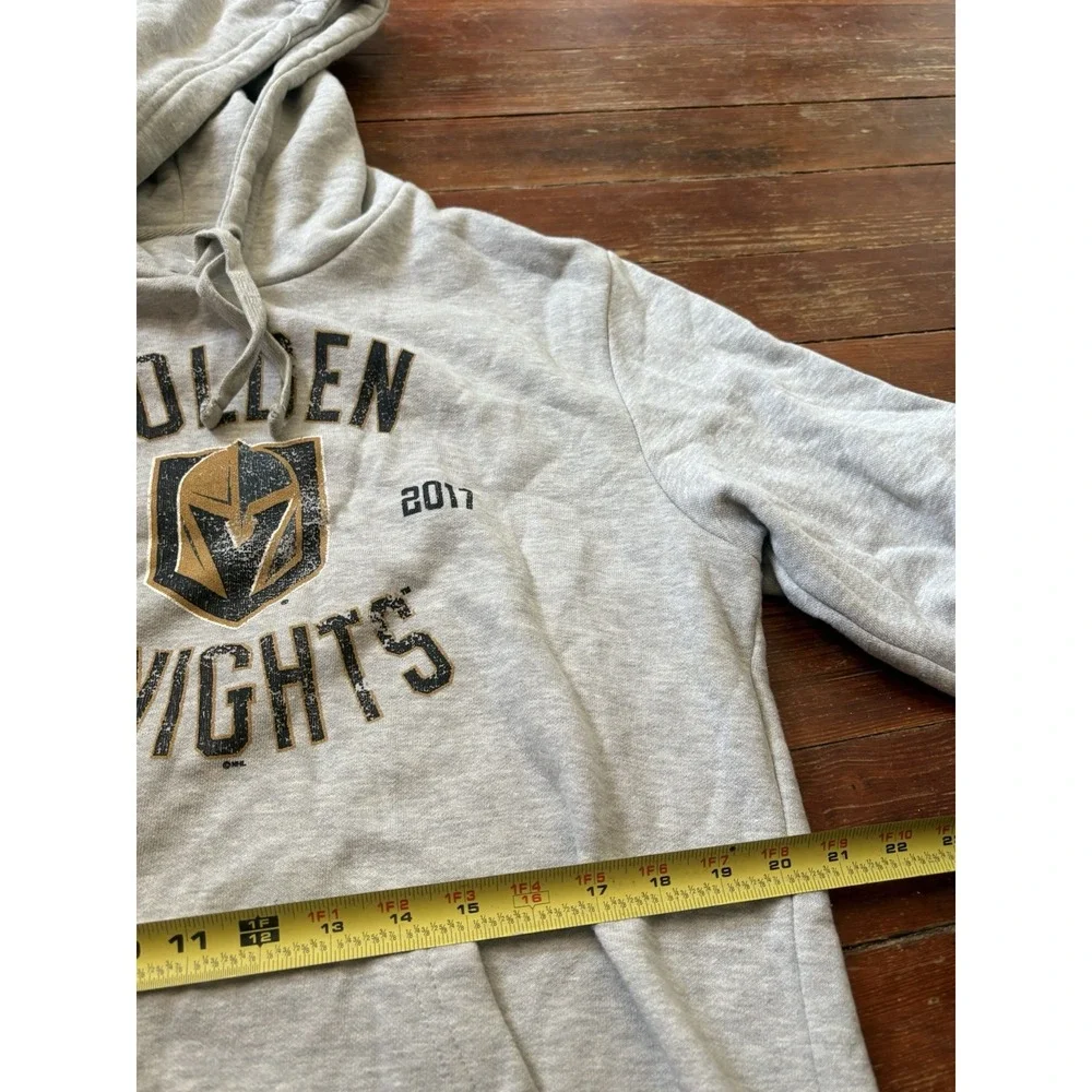 Gray Las Vegas Golden Knights Hooded Sweatshirt Hoodie Men's Large Fanatics